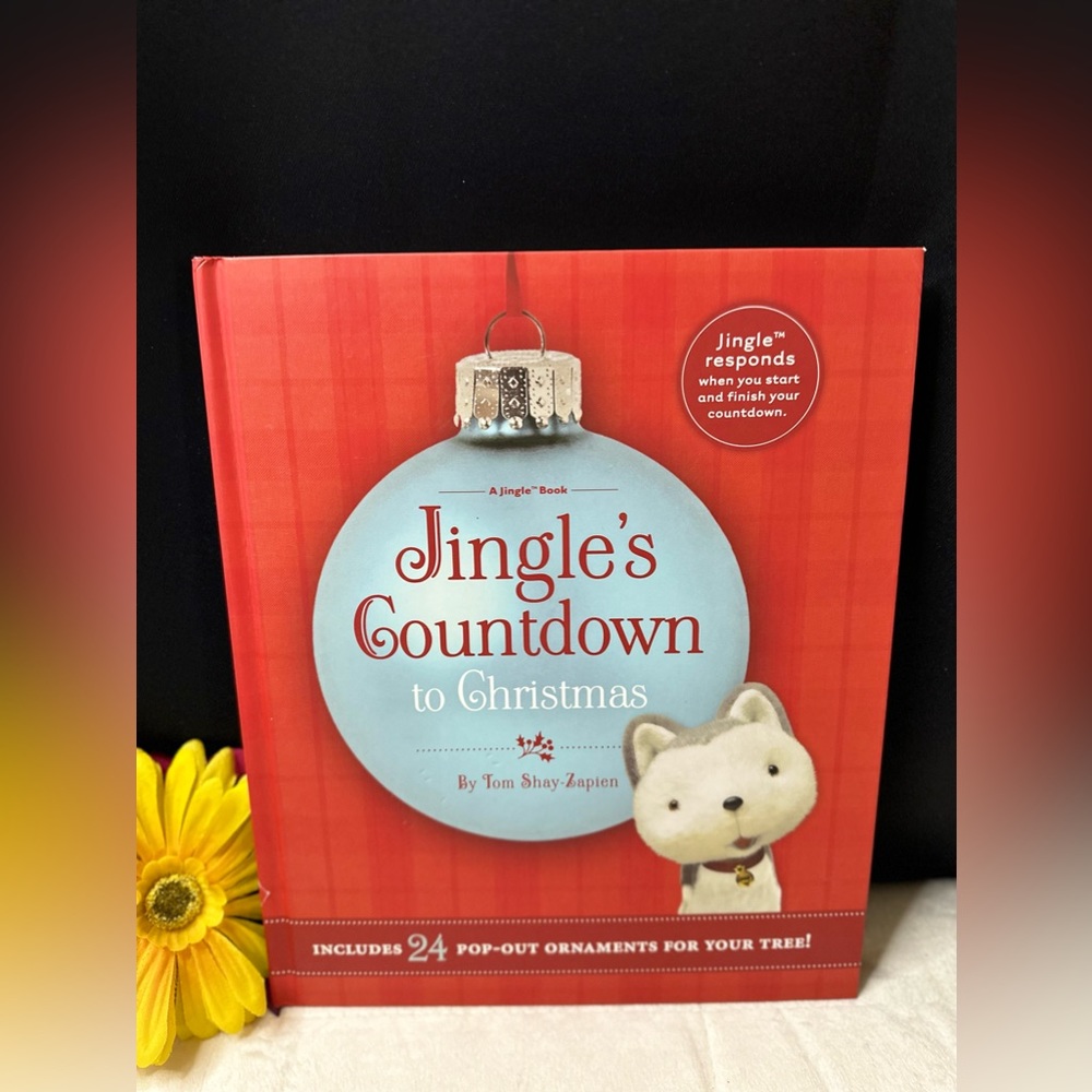 🆕 HALLMARK “JINGLES COUNTDOWN TO CHRISTMAS” BOOK 24 POP-OUT ORNAMENTS